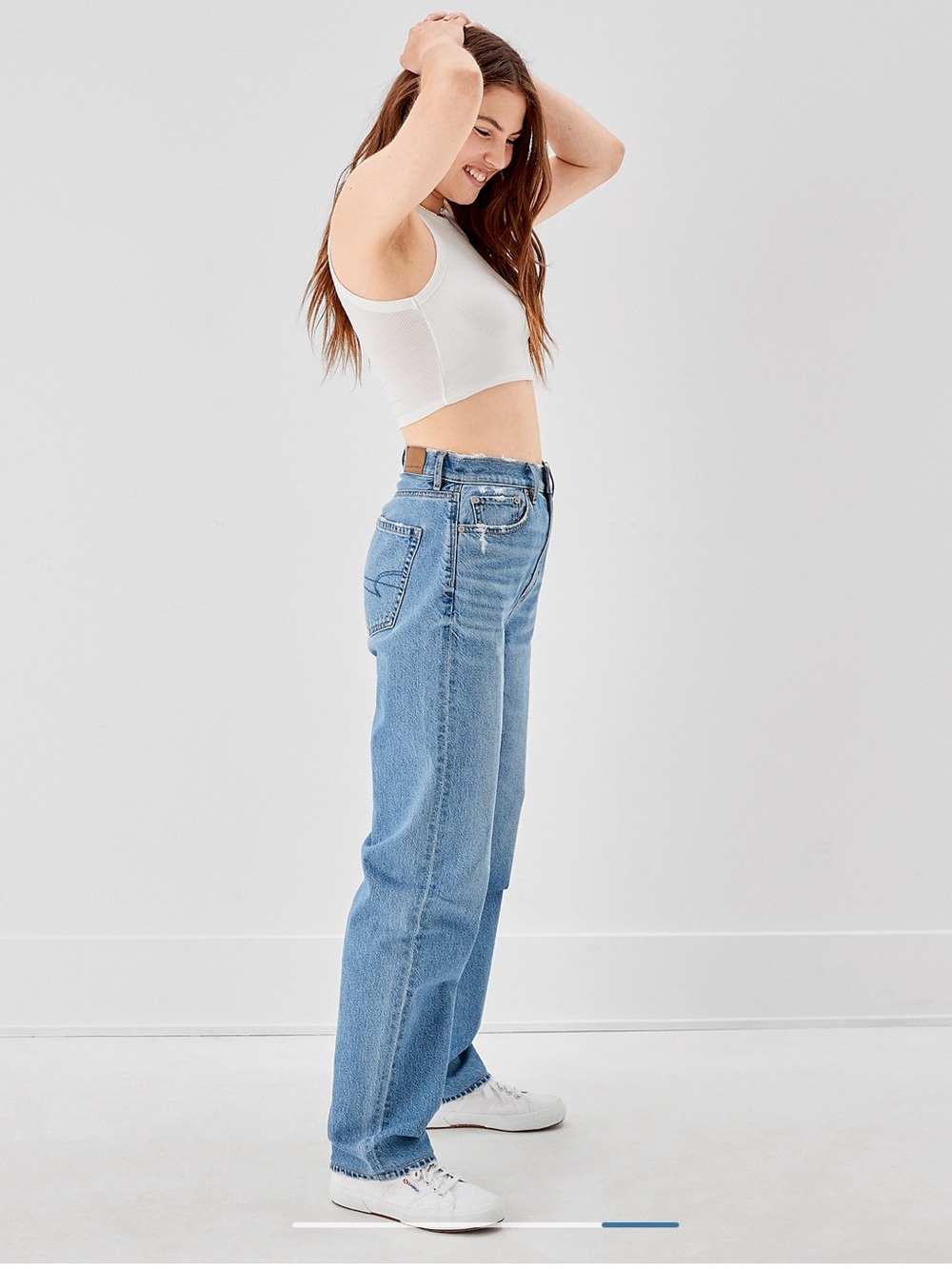 Tall AE Highest Waist Baggy Straight Jean